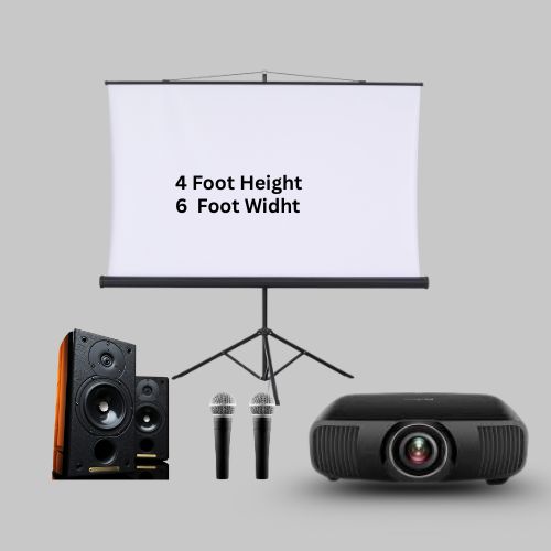Projector on rent Setup & Speaker