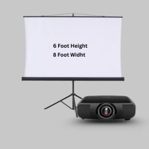 Projector on rent With Screen -6X8F