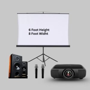 Projector on rent with big screen and audio setup in Pune