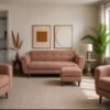 4 Seater Sofa | Wooden Sofa Set image