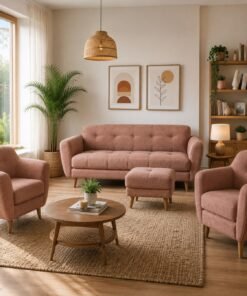 4 Seater Sofa | Wooden Sofa Setsecondary image