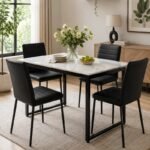 4 seater dining table on rent