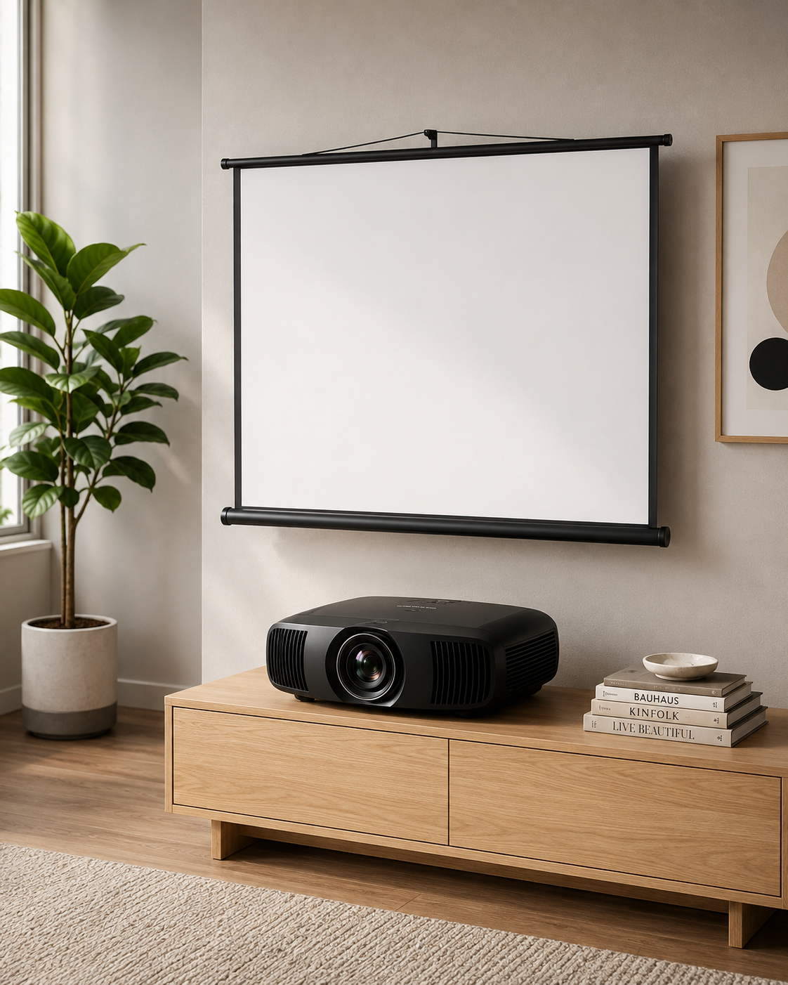 Projector on rent With Screen -6X8F secondary image
