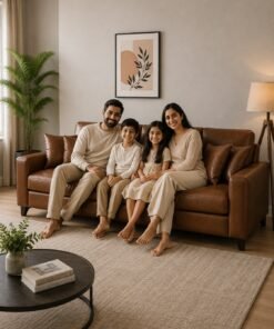 Cozy Leather Sofa 5 Seater secondary image