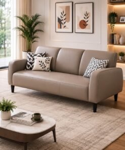 Cozy Leather Sofa On Rent in pune & sofa on rent in pcmc