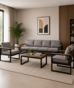 iron 5 seater sofa on rent