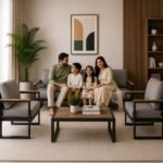 iron 5 seater sofa on rent secondary image