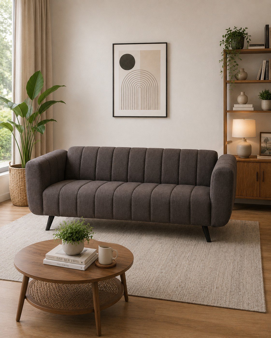 Misty Grey Sofa - 3 Seater secondary image