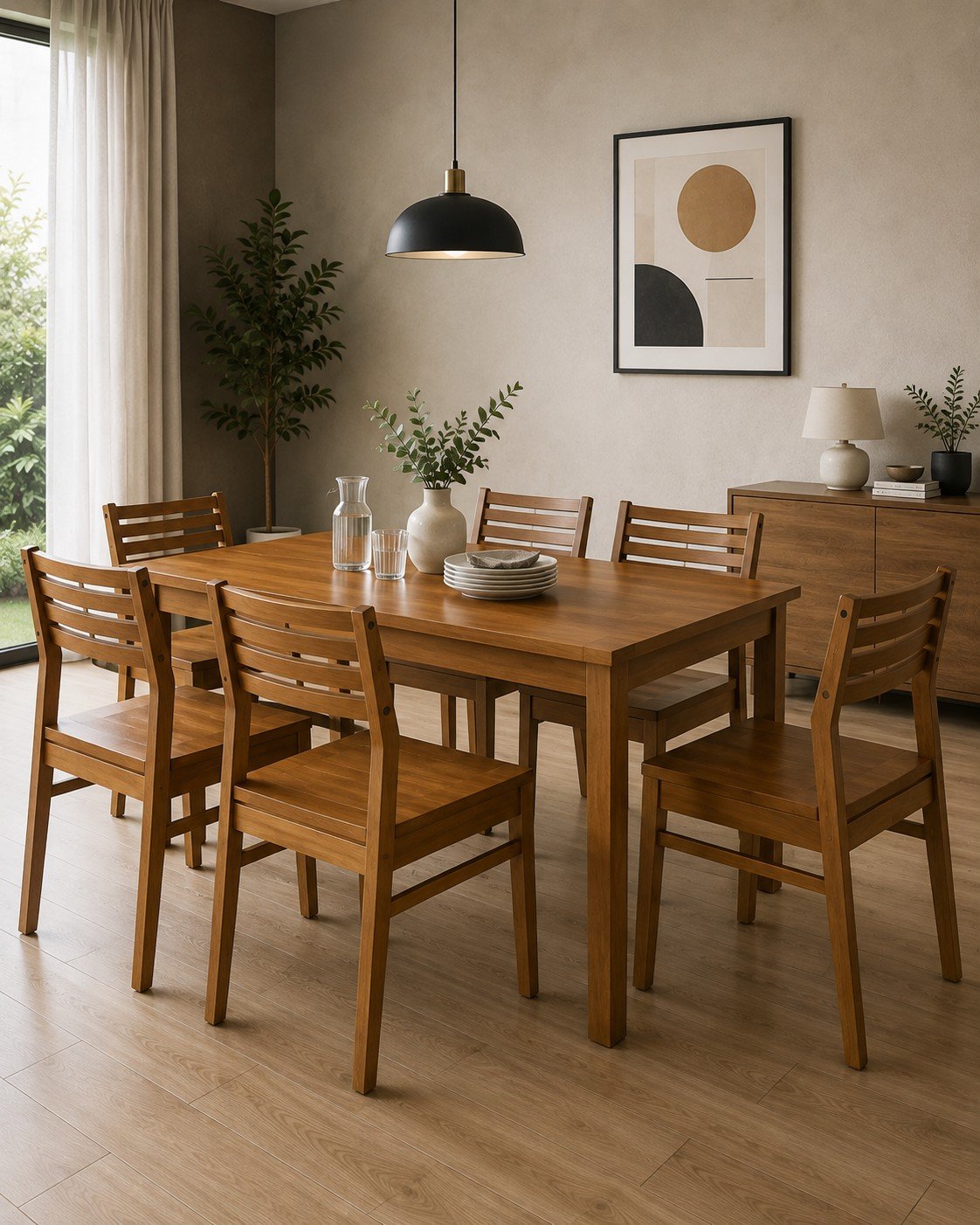 Pico Dining Set - 6 Seater Novo secondary image