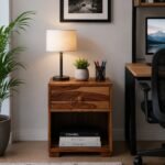 Rivo Sheesham Wood BedSide Table secondary image