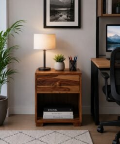 Rivo Sheesham Wood BedSide Table secondary image
