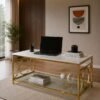 The Luxe Marble Center Table