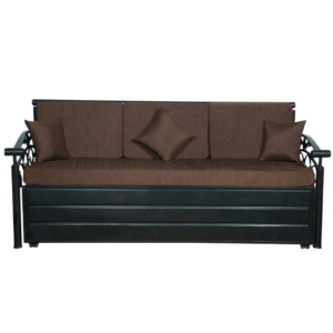 Metal Single Size Sofa Cum Bed with Hydraulic Storage