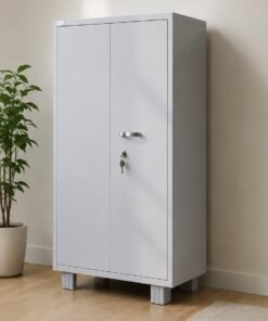 steel cupboard front view
