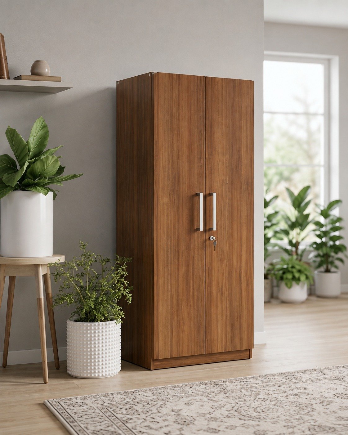 wooden cupboard