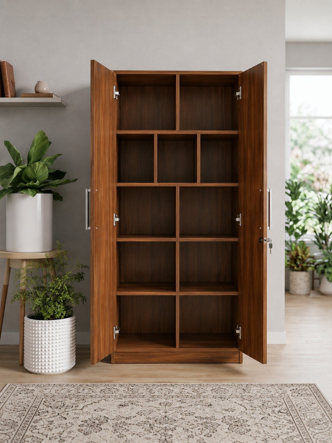 wooden cupboard