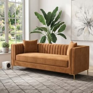 Cozy Leather Sofa On Rent in pune & sofa on rent in pcmc