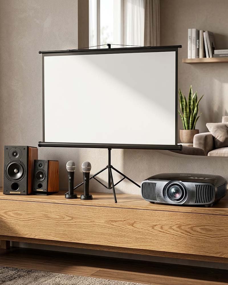 Projector on rent with big screen and audio setup in Pune