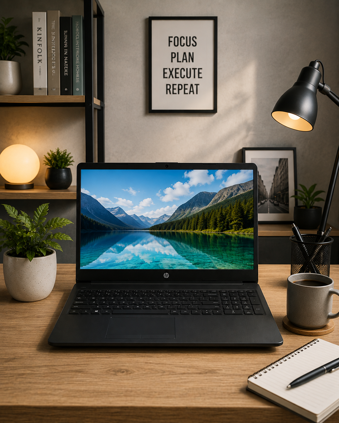 HP laptop on rent for office, business, and remote work