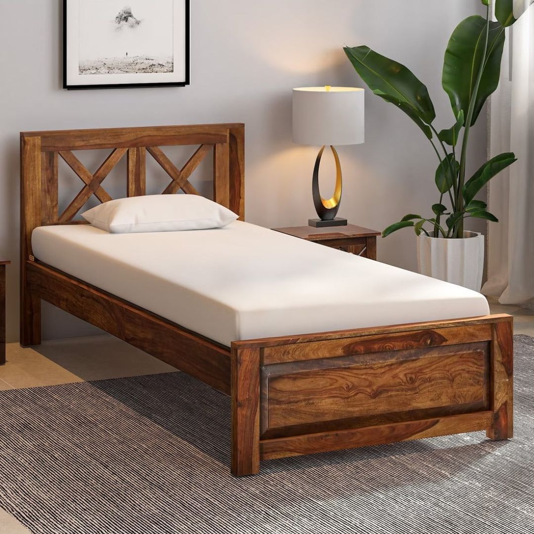 wooden-single-bed