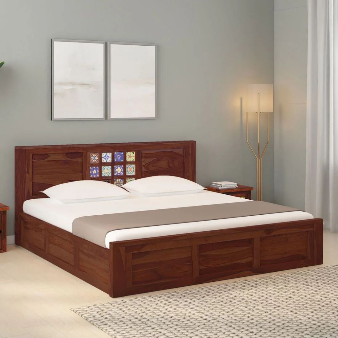 wooden-double-bed