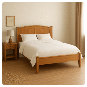 Wooden Double Bed