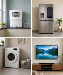 Washing Machine, Fridge, Purifier & TV