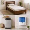 Single Bed, Washing Machine & Water Purifier on Rent