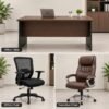 Office chair+office table+executive chair