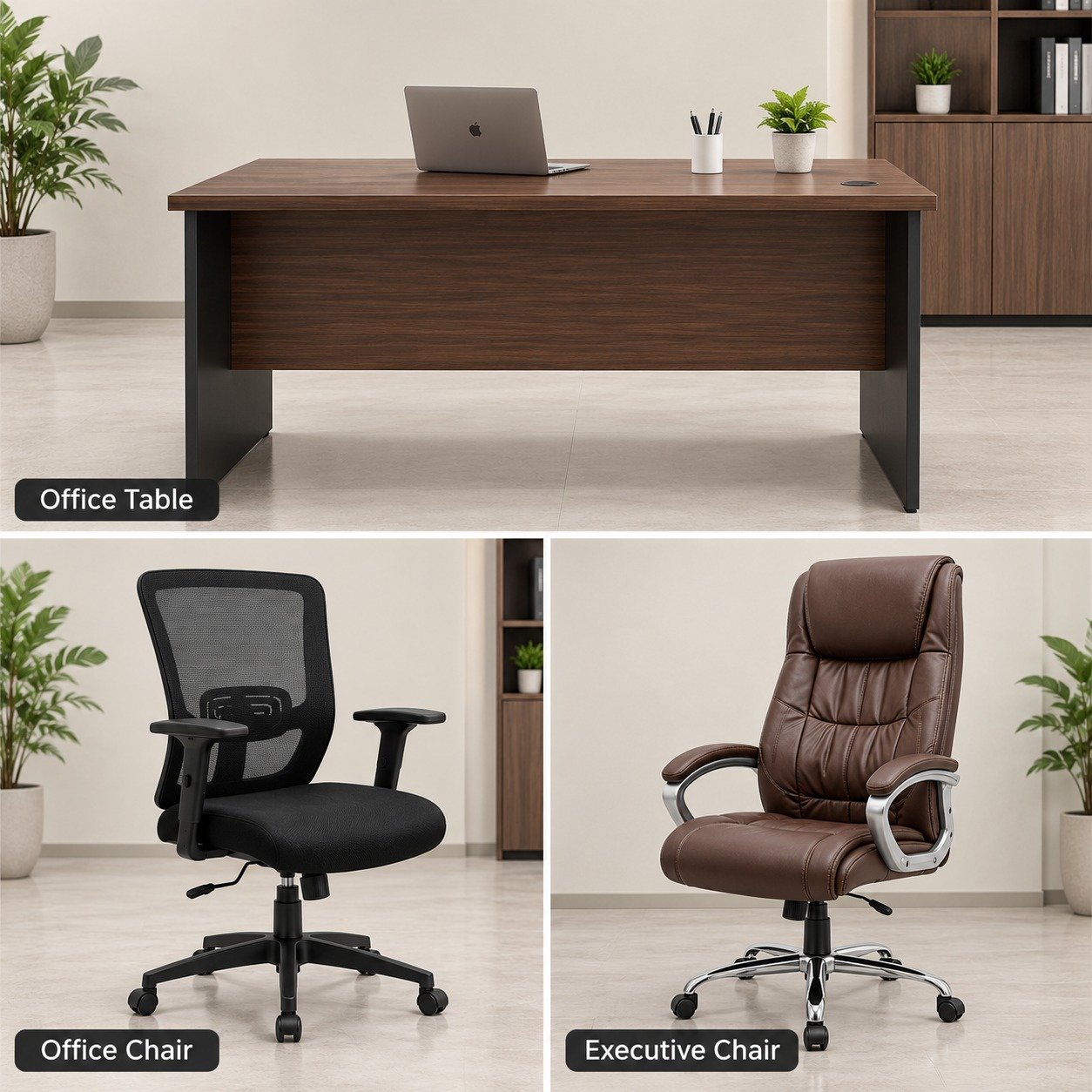 Office chair+office table+executive chair