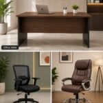 Office chair+office table+executive chair secondary image