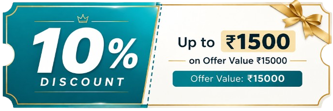 10% dis on 15000