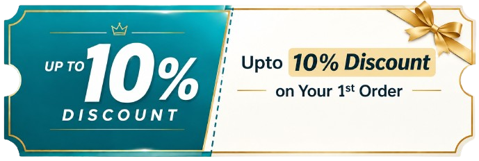 10 % on 1st order