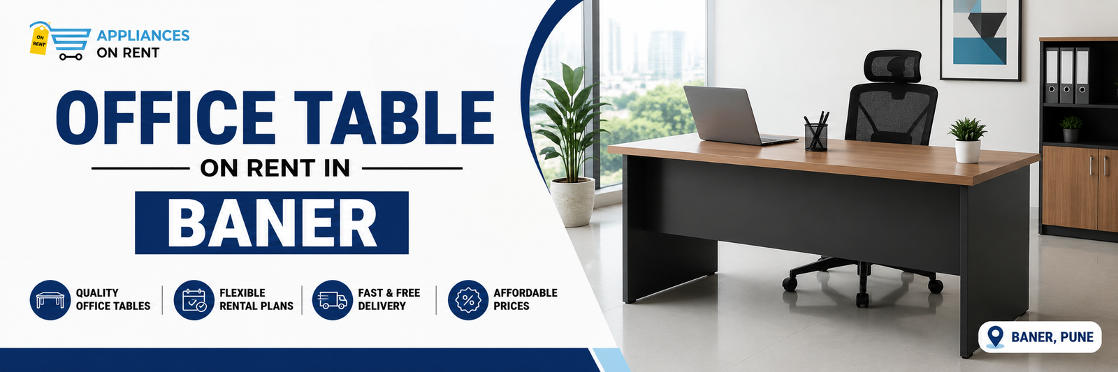 office table on rent in baner