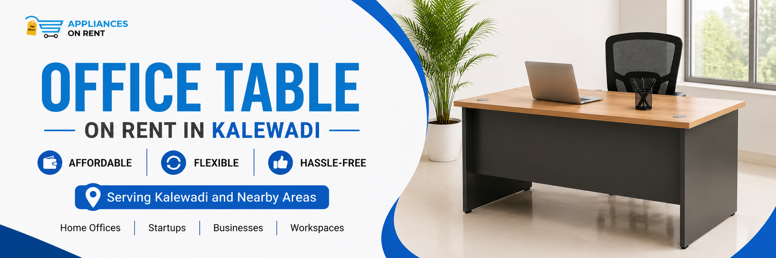 office table on rent in kalewadi