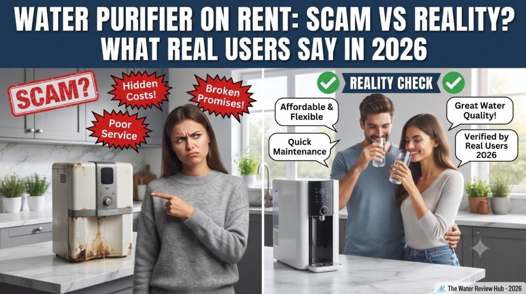 water purifier on rent, Scam vs Reality?