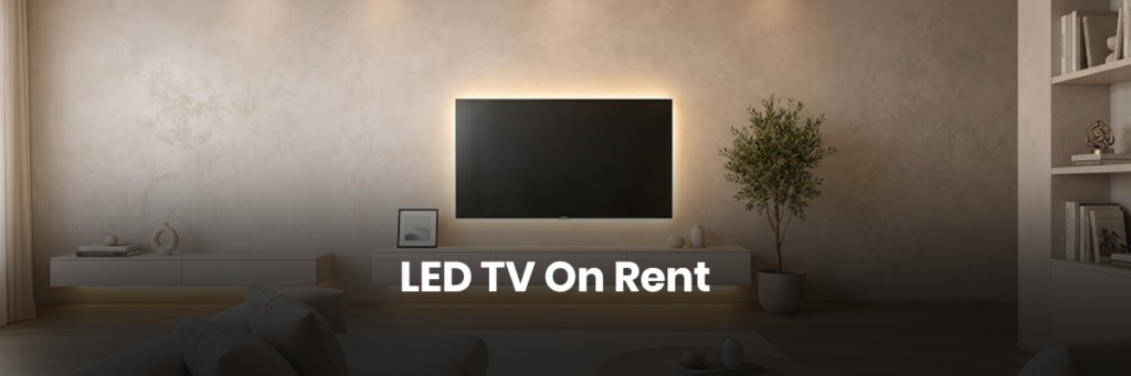 led tv on rent