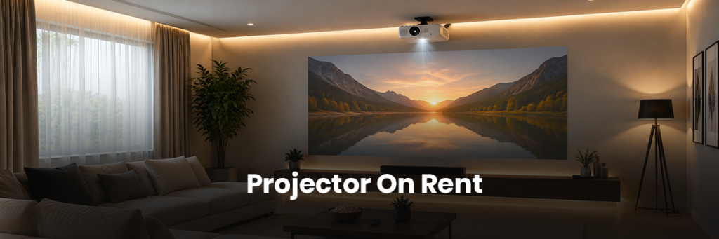Projector on rent