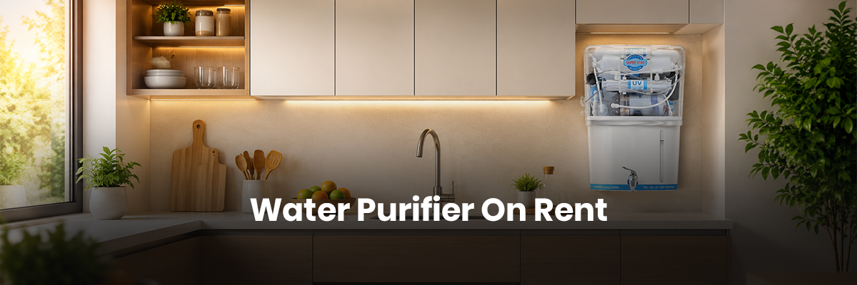 Water purifier on rent