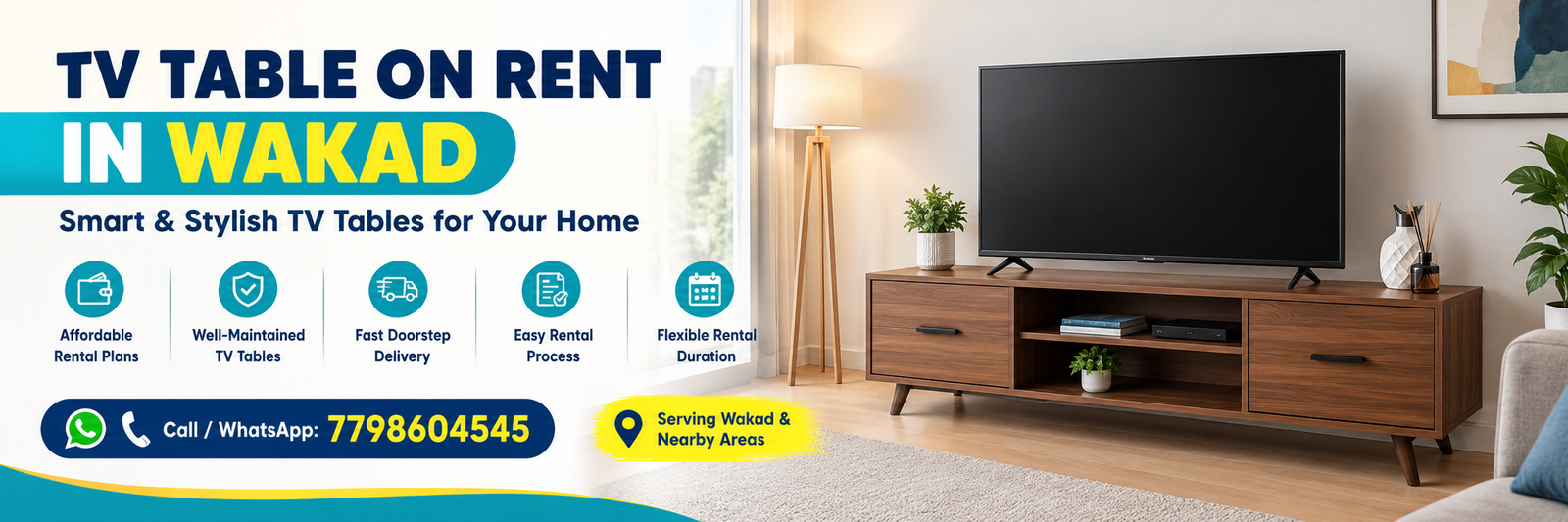 TV Table Rentals in Wakad